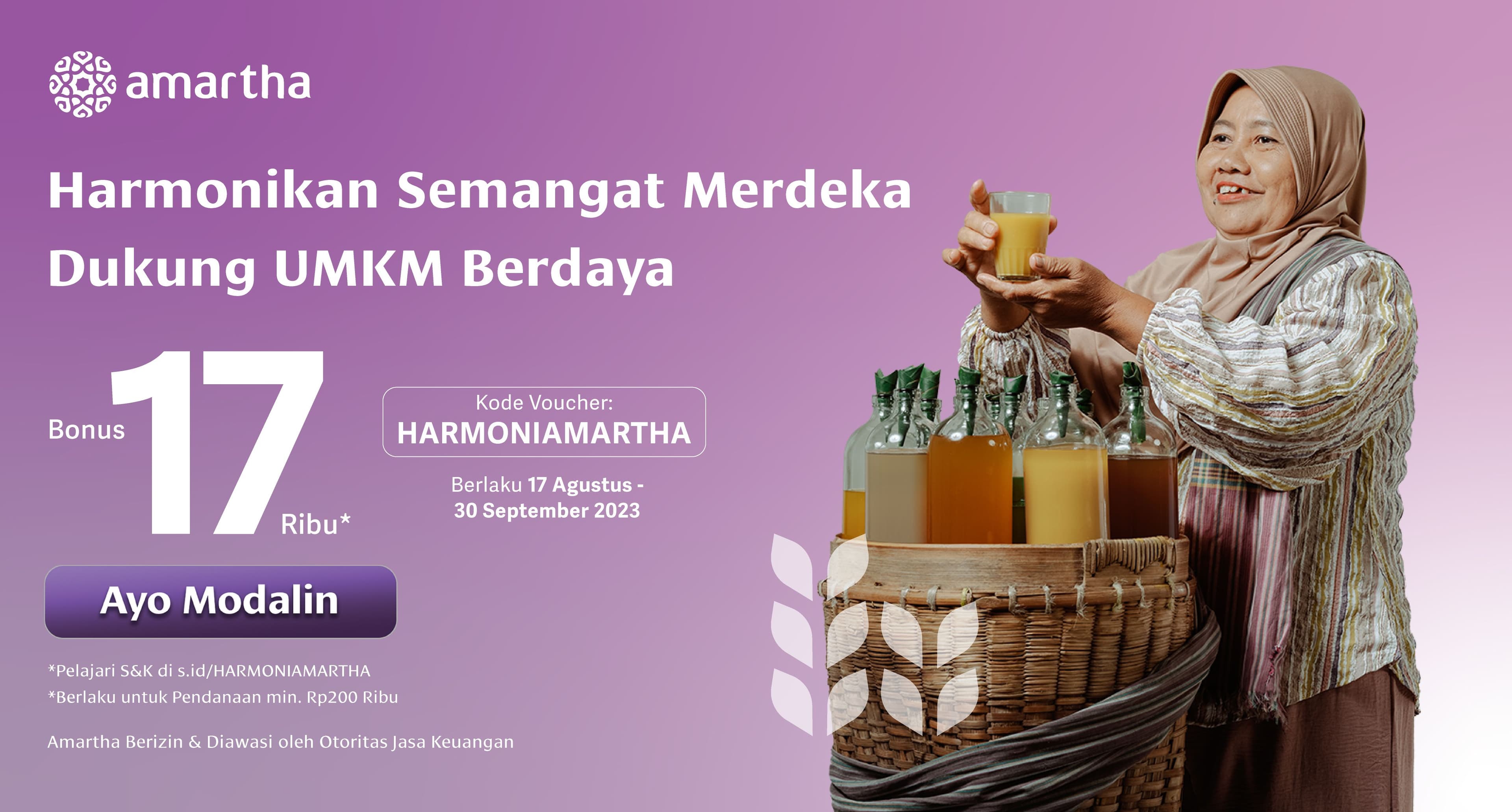 Berharmoni Bersama Amartha, Dukung UMKM Merdeka