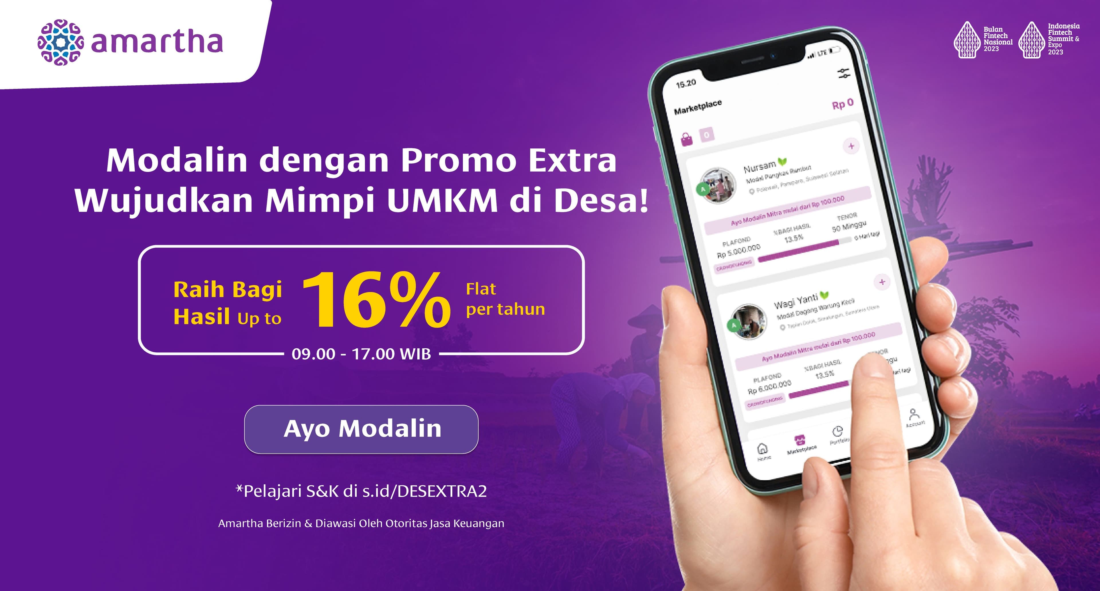 Modalin dengan Promo Extra Wujudkan Mimpi UMKM di Desa!
