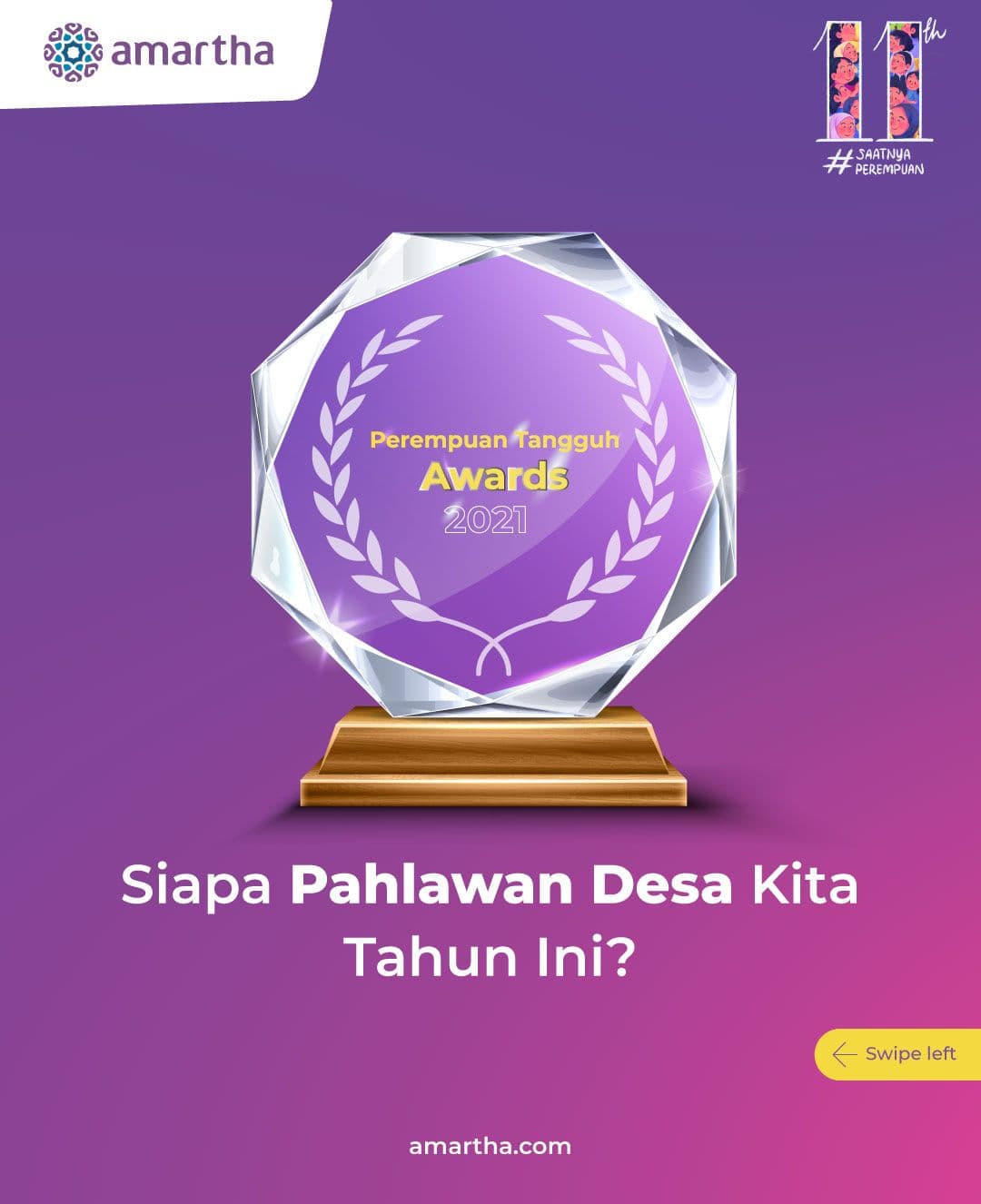 6 Pahlawan Desa Amartha Menangkan Perempuan Tangguh Awards 2021