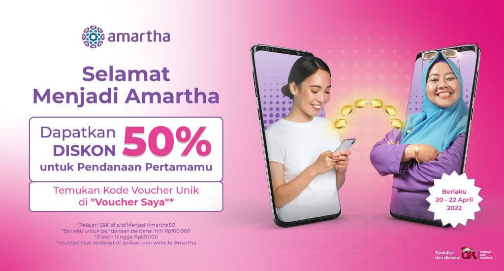 Pendana Pertama Amartha, Ayo Ambil Bonusmu!