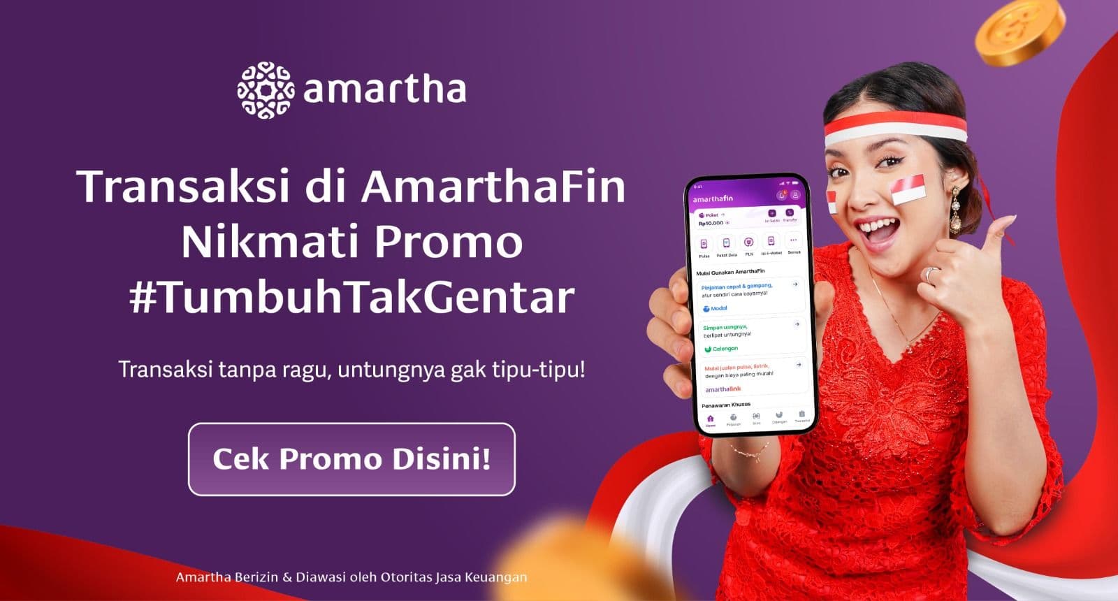 Merdeka Bertransaksi, Meriah Bonusnya!