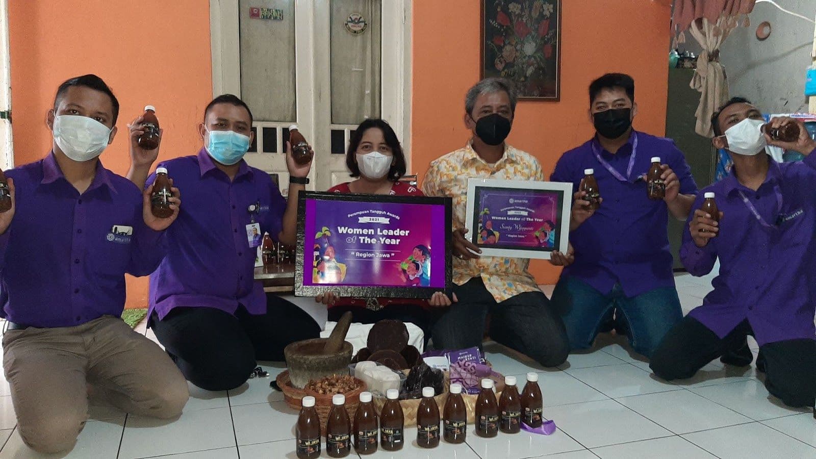 Aktif Promosi Selama Pandemi, Pengusaha Jamu Ini Raih Penghargaan dari Amartha