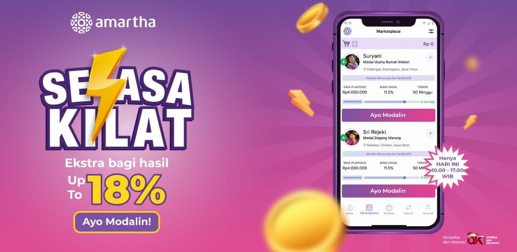 Selasa Kilat Bagi Hasil Hingga 18% Flat!