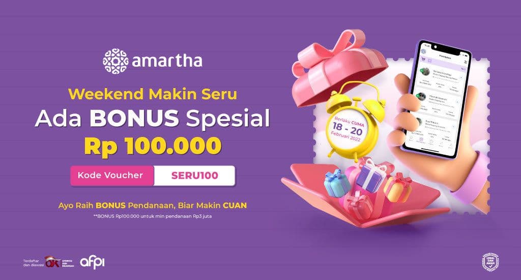 Weekend Seru Bonus 100 Ribu. Ayo Modalin!