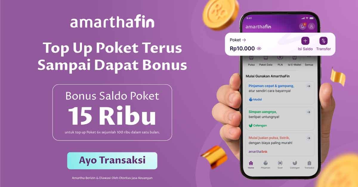 Transaksi Terus Lewat Poket, Engga Pake Ribet