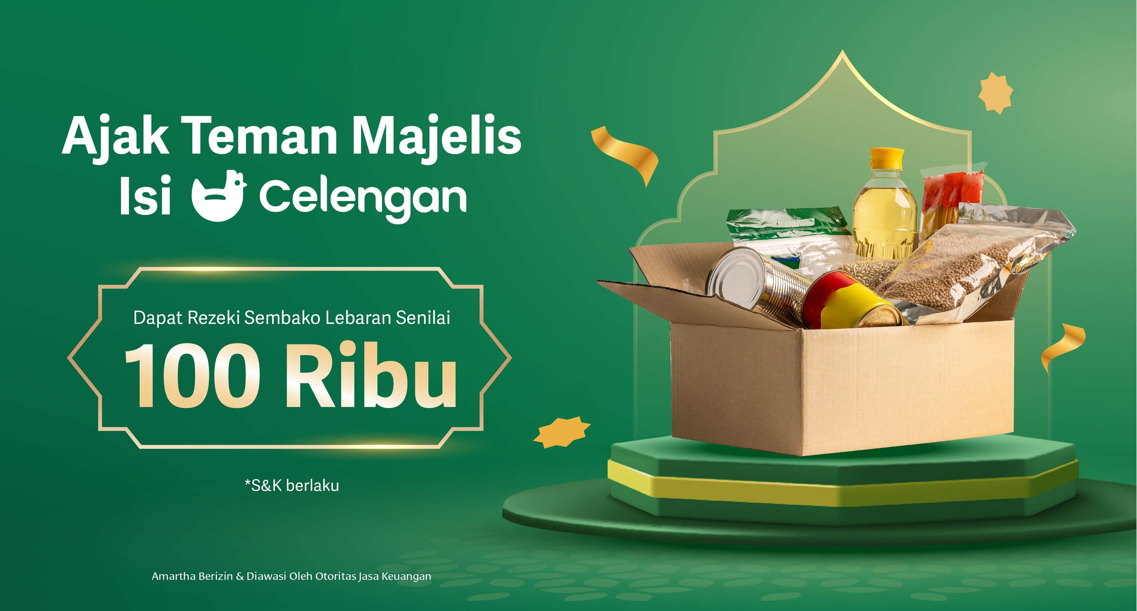 Hadiah Saldo dengan Ajak Teman Majelis Isi Celengan!