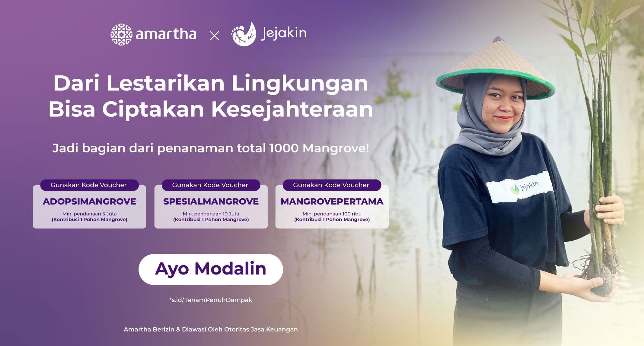 Join Mangrove #TanamPenuhDampak, Sekali Pendanaan Tanamkan Banyak Dampak!