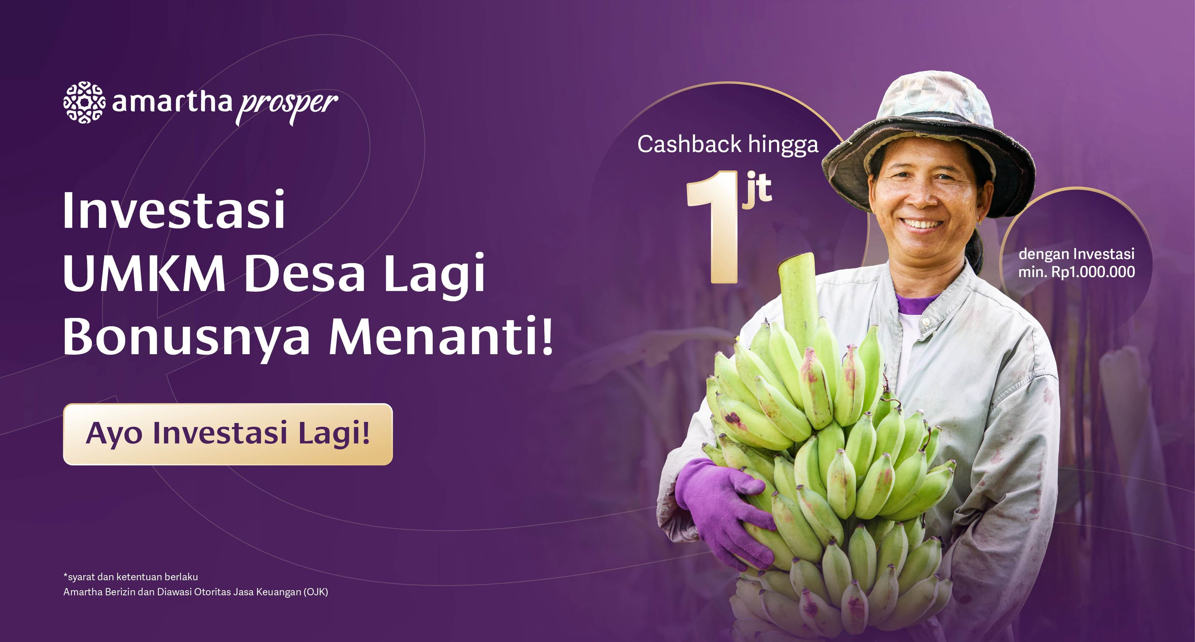 Rutin Investasi Lagi, Dapat Cashback Hingga Rp1Juta!