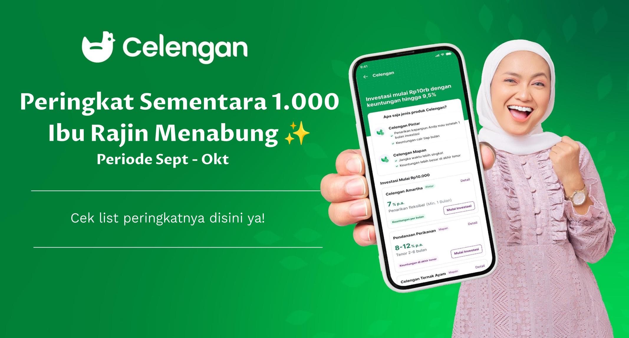 Apakah Ibu Termasuk 1.000 Ibu Rajin Menabung Periode September-Oktober? Yuk, Cek Daftarnya Di Sini!
