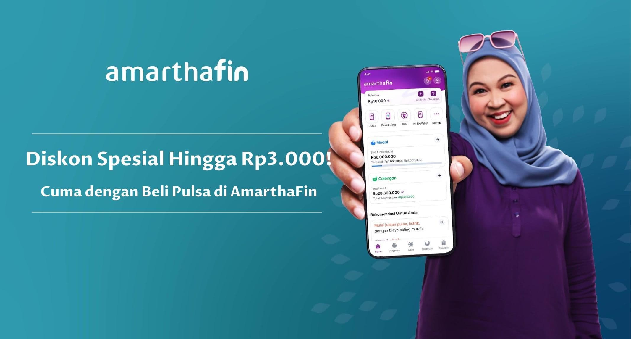 Hemat Pulsa, Hemat Uang! Diskon Spesial Hingga Rp3.000 untuk Mitra Amartha