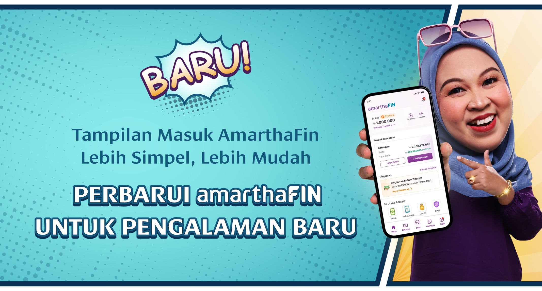 Lebih Simpel! Tampilan Baru AmarthaFin Kini Lebih Mudah Digunakan