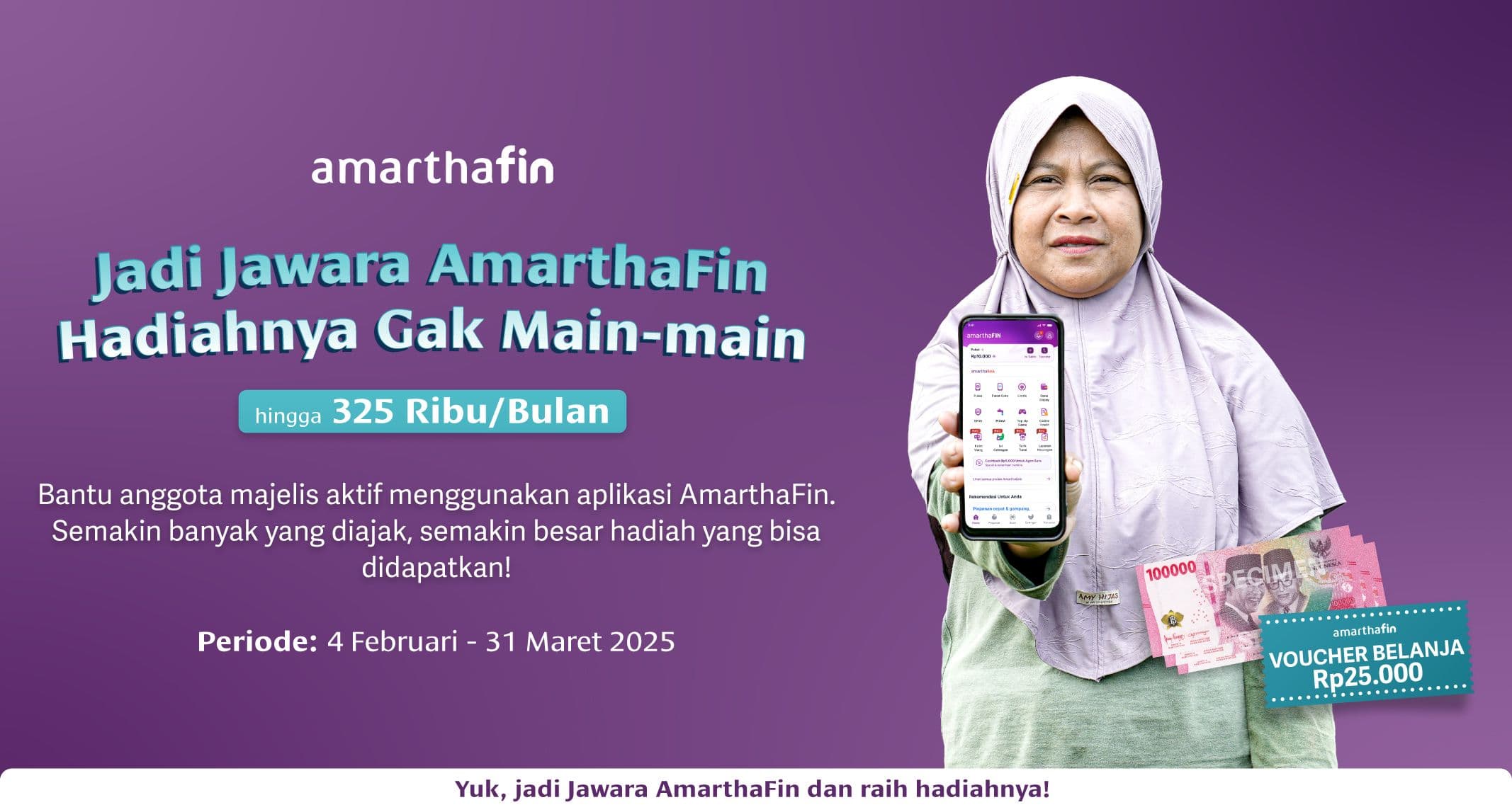 Jadi Jawara AmarthaFin, Ada Terus Bonusnya!
