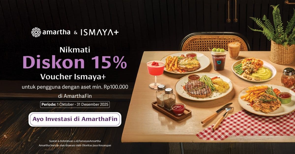 Nongkrong Hemat, Dapat Voucher Makan Diskon 15% dari Ismaya+