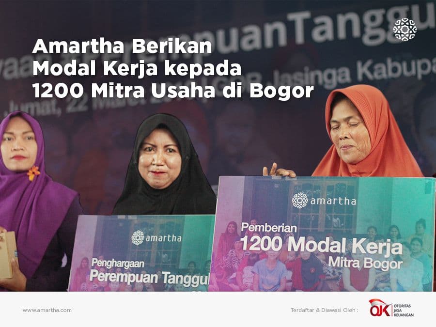 Amartha Berikan Modal Kerja kepada 1200 Mitra Usaha di Jasinga