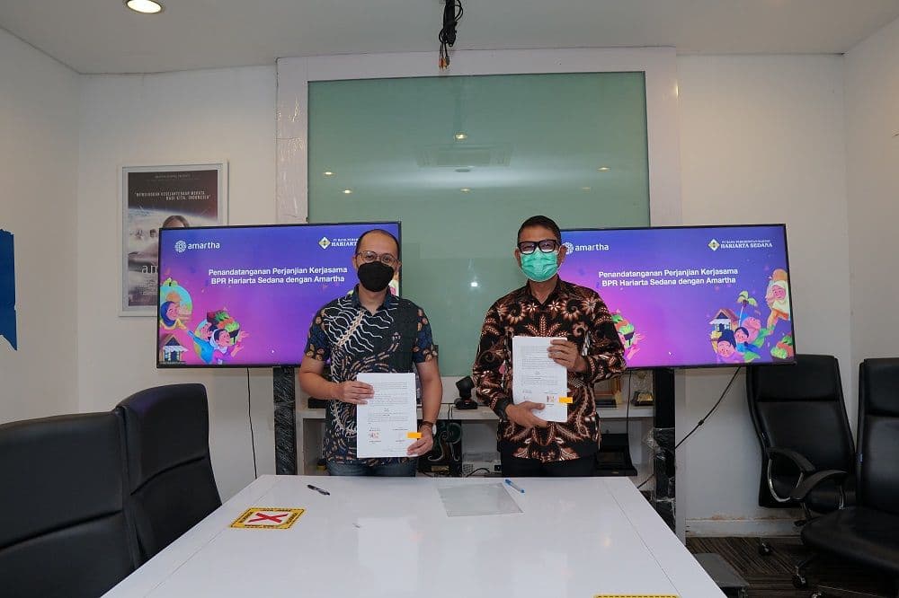 Amartha Bersinergi dengan BPR Hariarta Sedana Salurkan Permodalan untuk UMKM