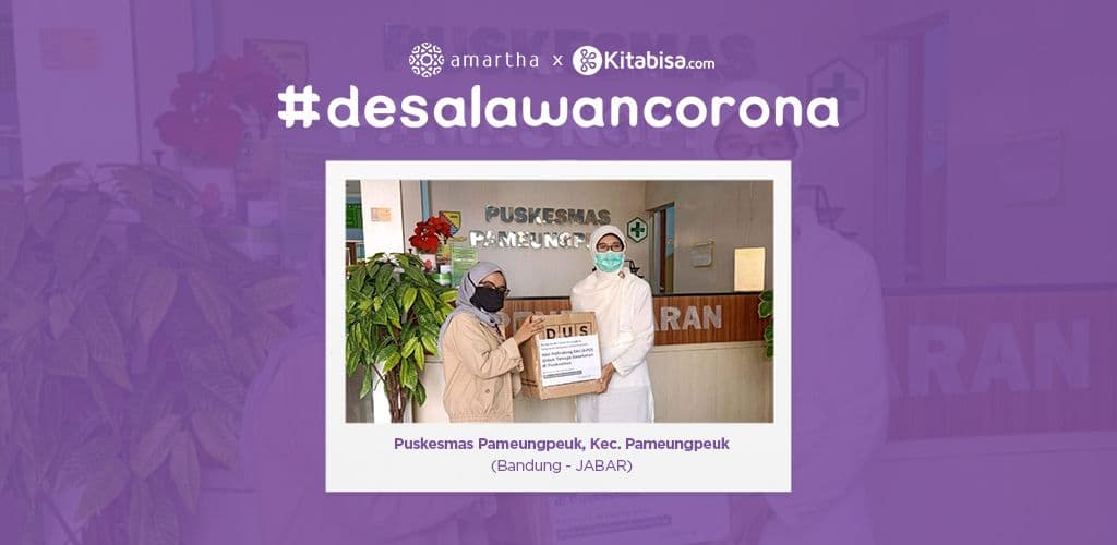 Amartha dan Kitabisa Salurkan Donasi #DesaLawanCorona ke Puskesmas Pameungpeuk, Jawa Barat