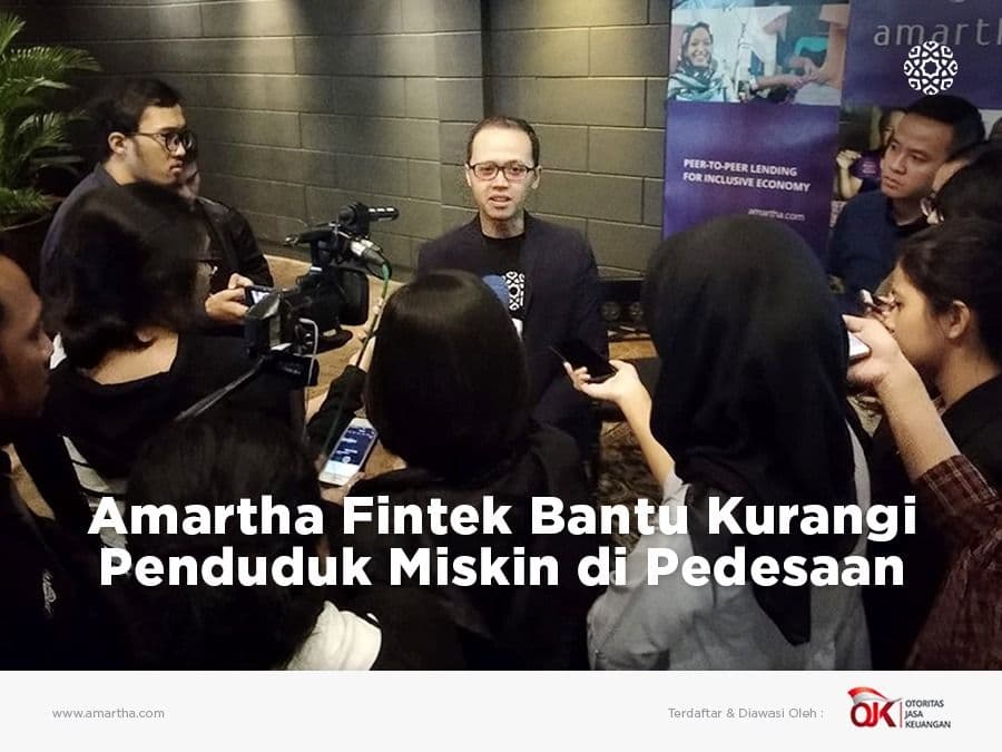 Amartha Fintek Bantu Kurangi Penduduk Miskin di Pedesaan