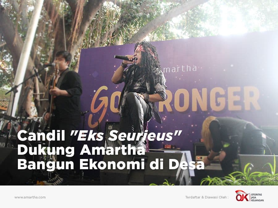 Candil "Eks Seurieus" Dukung Amartha Bangun Ekonomi di Desa