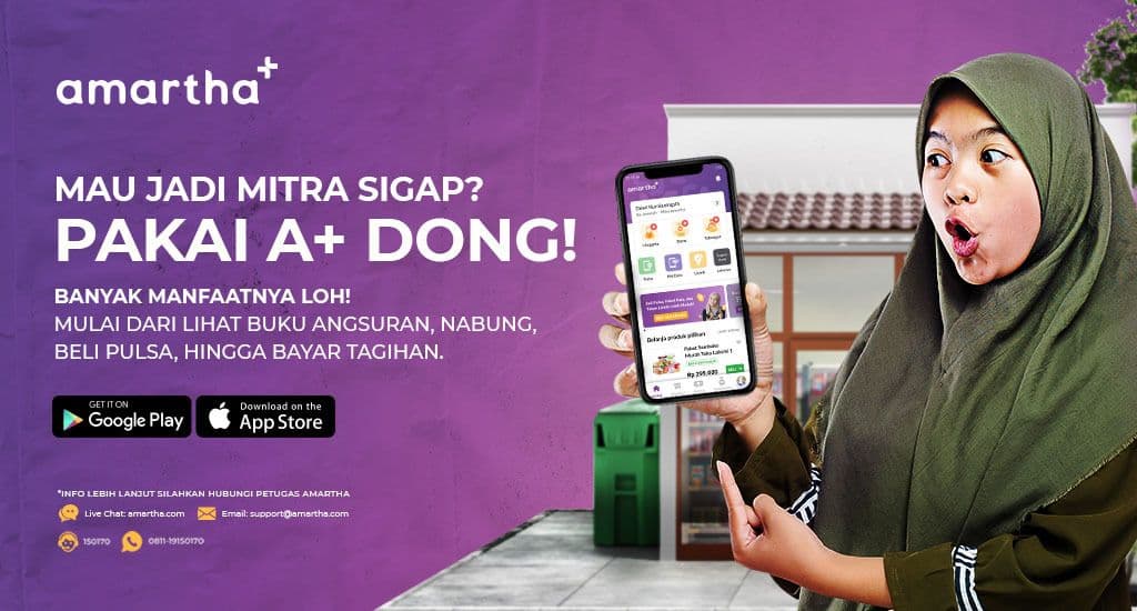 Ibu, Ayo Miliki Aplikasi Amartha+ Untuk Tambah Penghasilan!