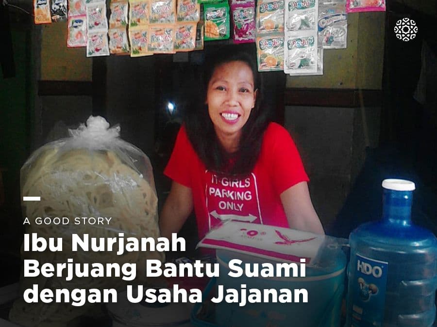 Ibu Nurjanah Berjuang Bantu Suami dengan Usaha Jajanan