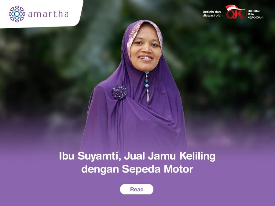 Ibu Suyamti, Jual Jamu Keliling dengan Sepeda Motor