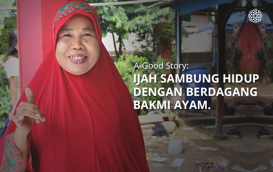 Ijah Sambung Hidup dengan Berdagang Bakmi Ayam