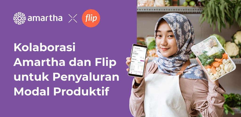 Kolaborasi Amartha dan Flip Dorong Akses Pendana Retail untuk Penyaluran Modal Produktif