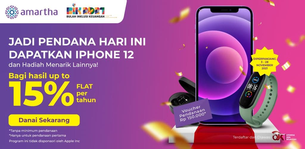 Danai Mitra Amartha Dapat iPhone 12. Yuk Ikutan!