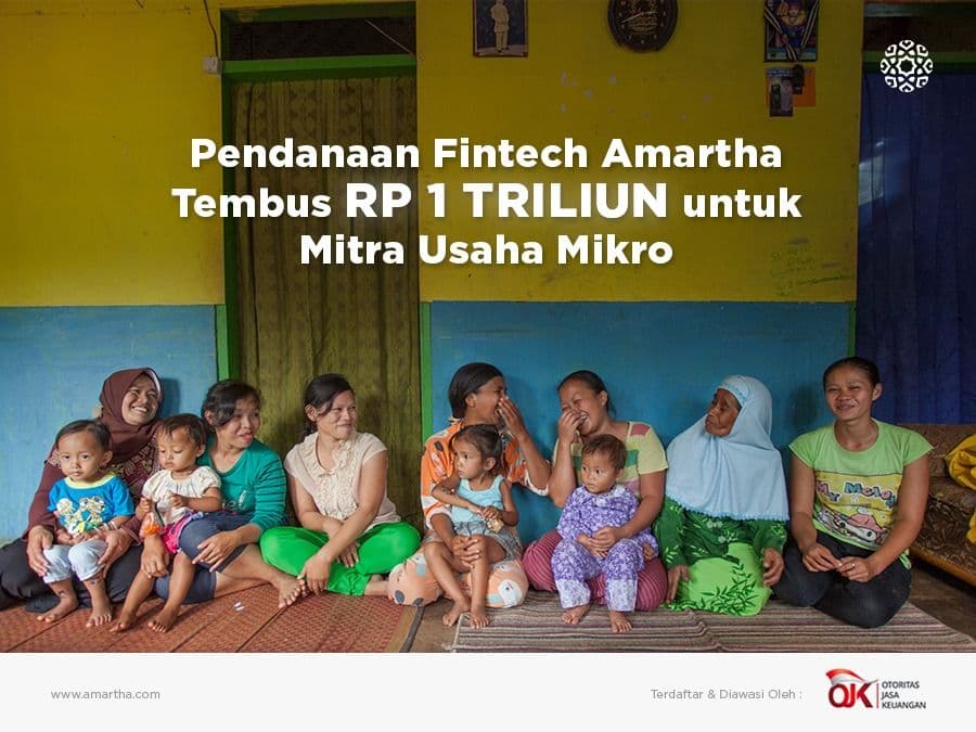 Pendanaan Fintech Amartha Tembus Rp 1 Triliun untuk Mitra Usaha Mikro
