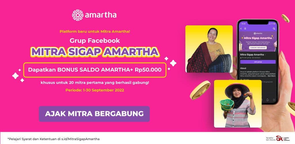Perluas Relasi Di MITRA SIGAP AMARTHA, Raih Bonus Saving Rp50.000!