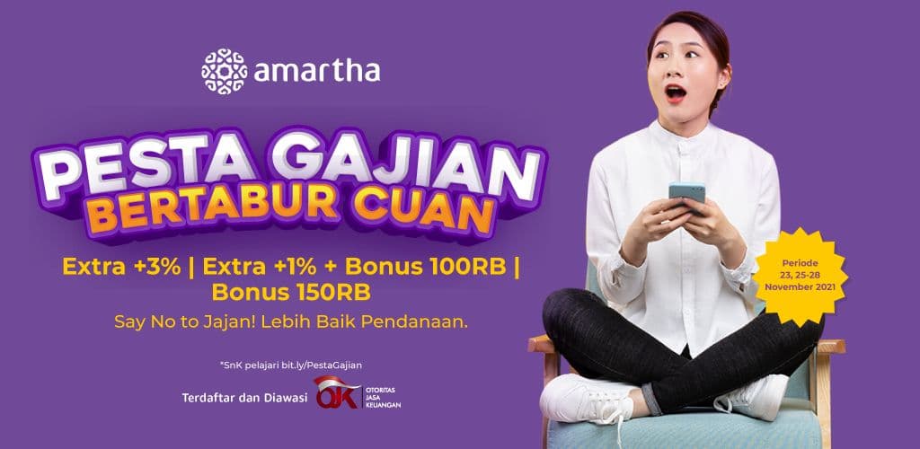 Pesta Gajian Bertabur Cuan dari Amartha, Mau?
