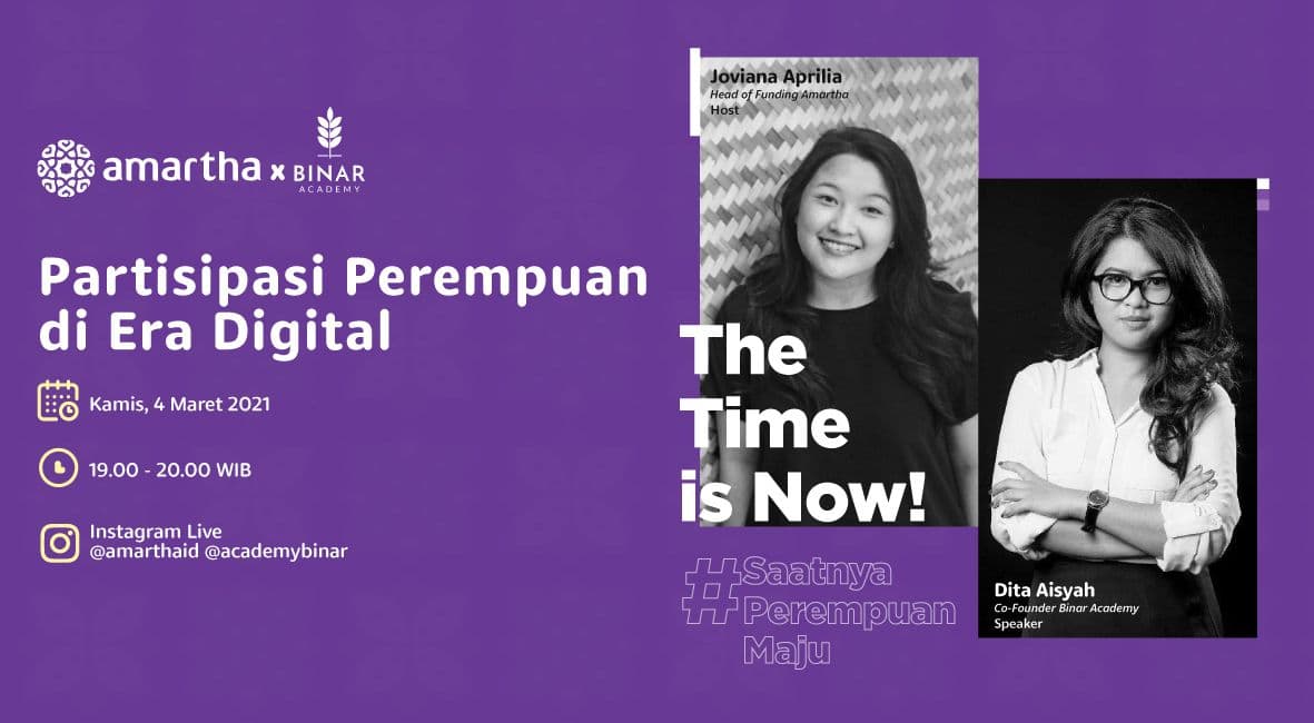 #SaatnyaPerempuan Berpartisipasi di Era Digital