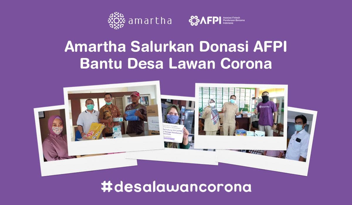 SIARAN PERS: Amartha salurkan Donasi AFPI Bantu #DesaLawanCorona
