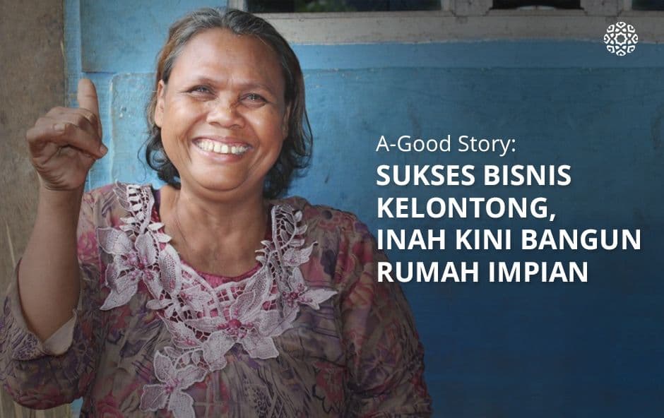 Sukses Bisnis Kelontong, Inah Kini Bangun Rumah Impian