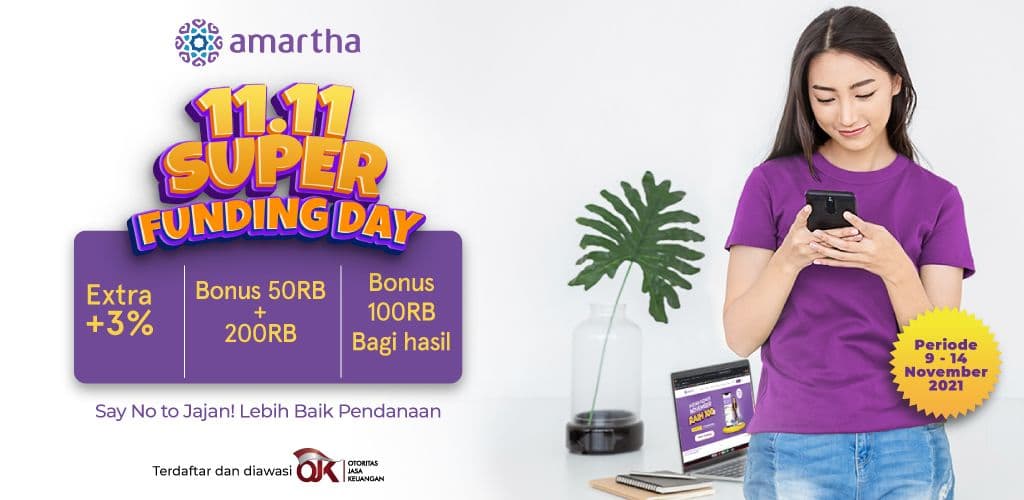 SUPER FUNDING DAY: Danai di Amartha Banyak Promonya!