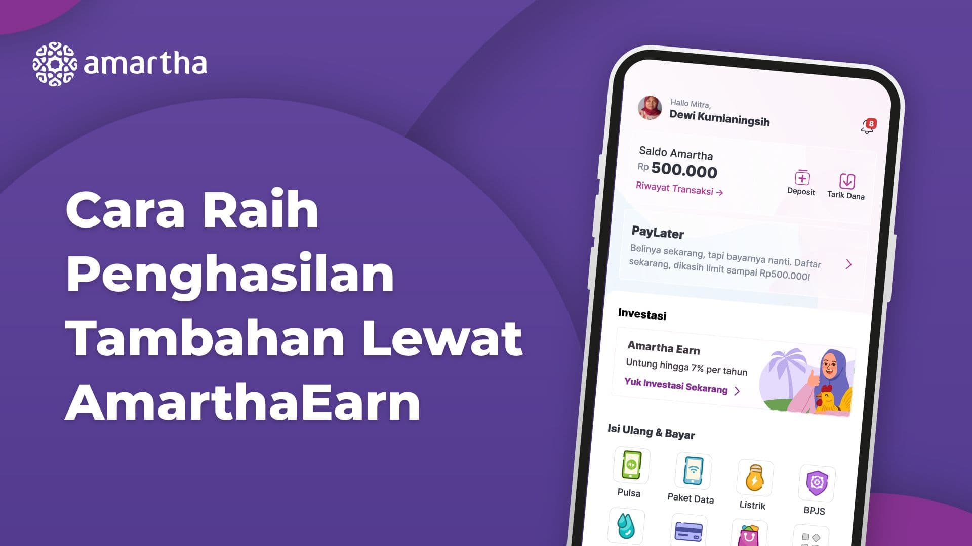 Tutorial Raih Penghasilan Tambahan Hingga 7% Untuk Ibu Mitra
