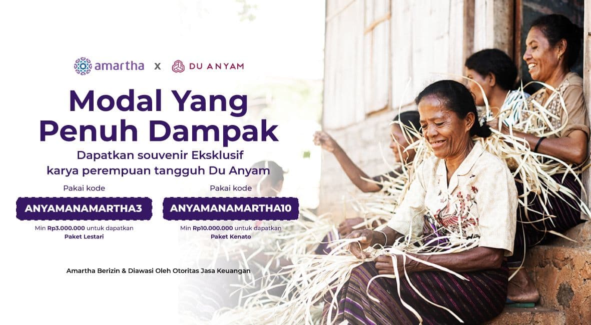 Yuk, Modalin! Dapatkan Merchandise Eksklusif Amartha x Du Anyam